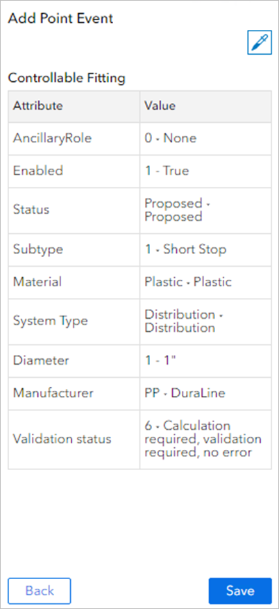 Event attributes